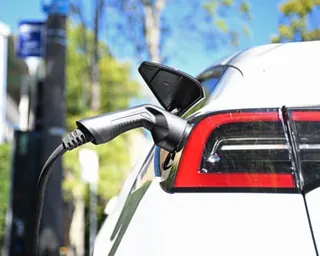 EV charging at a charging station