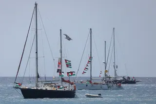 Ten Malaysians involved in the Global Sumud Flotilla 2.0 (GSF) humanitarian mission, who were previously held by Israeli forces in international waters, are now in safe in Istanbul. — Reuters pic