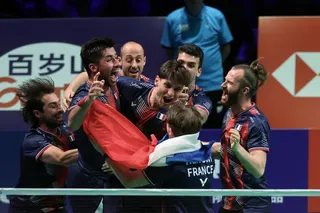 France have moved within touching distance of a historic Thomas Cup triumph after sweeping aside 2022 champions India 3-0 in today’s semi-finals.