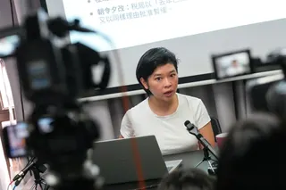 Selina Cheng, chairwoman of the Hong Kong Journalists Association, has criticised the Inland Revenue Department's investigations into media outlets. Photo: Jelly Tse