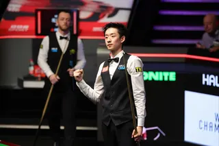 Wu Yize is only the third Chinese player to reach the final after Ding Junhui and Zhao Xintong. Photo: Xinhua