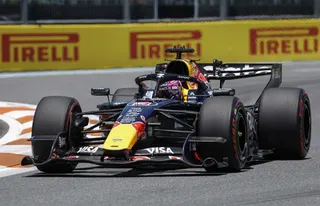 Red Bull’s Max Verstappen during the Formula One Miami Grand Prix practice at Miami International Autodrome May 1, 2026. — Reuters pic