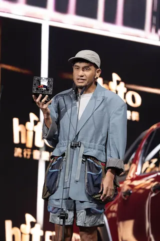 張震嶽出席2026 hito流行音樂獎頒獎典禮，新作獲得肯定。（圖／Hit Fm提供）