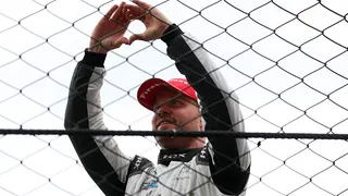 Felix Rosenqvist celebrates Indy 500 win