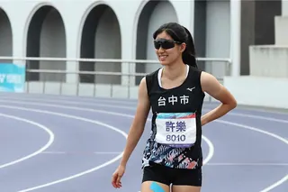 台中市選手許樂（如圖）在100公尺、跳遠及100公尺跨欄摘下3面金牌。（新北市體育局提供）