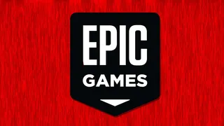 A logo reads Epic Games over a red background.