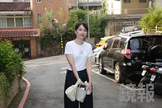 陳匡怡出席公益活動罕見現身。董孟航攝