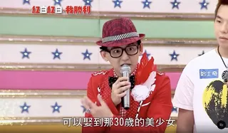黃子佼在節目上嘲諷張帝娶嫩妹。（圖／翻攝自Threads）
