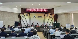老牌電子大廠金寶今日召開股東會。圖／記者許如鎧攝