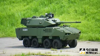 ▲105公厘輪型戰車D1、D2樣車因為車身太高，遭陸軍要求降低車高。（圖／記者呂炯昌攝）