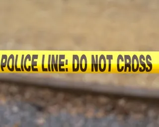 Yellow police tape