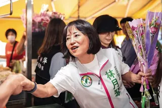 立委林月琴點頭參選苗栗市長，苗栗縣黨部日前通過建請黨中央徵召她。（翻攝陳品安臉書）