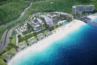 An artist's impression of Pelican Paradise Group's township project that was designed to include a five-star convention hotel, an 18-hole championship golf course and a hospital, among others.