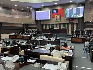 南投縣議會第20屆第7次定期大會，通過45項議案及8件臨時動議。（劉慧茹攝）