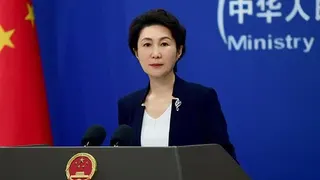 中國外交部發言人毛寧主持記者會（圖／翻攝自中國外交部網站）