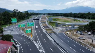 Aerial view of the West Coast Expressway near Taiping. - NSTP FILEPIC