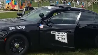 Oklahoma Highway Patrol officers standing in uniform