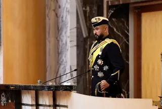 Regent of Johor Tunku Mahkota Ismail Sultan Ibrahim. BERNAMA FILE PIC