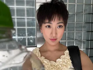 侯昌明22歲正妹女兒一回台灣，馬上剪極短髮。（圖／翻攝自侯昌明 臉書）
