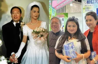 胡慧中與何志平結婚近30年。（圖／香港蘋果日報提供、翻攝自微博）