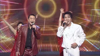 蔡小虎（左）與沈建豪（右）合唱〈太陽一樣〉。（圖／中視提供）