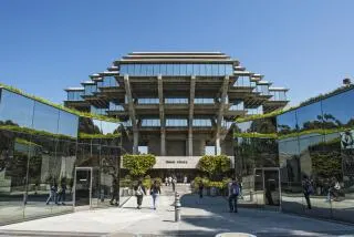 University Of California, San Diego, Geisel Library, La Jolla. (Photo by: Education Images/Citizens of the Planet/Universal Images Group via Getty Images)