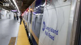 Train at Penn Station on May 19, 2026