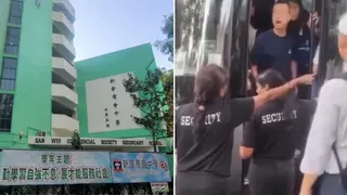 涉辱骂本地女保安 香港校长被停职