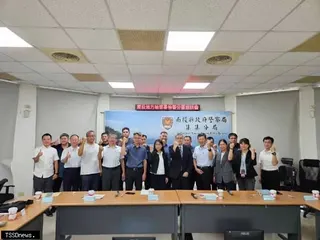 南投地檢署於集集分局選舉查察座談會全體與會者合影。(圖：南投地檢署提供)