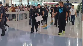 粉絲接機。民眾提供