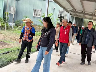 圖為伍麗華會勘地方。（圖取自伍麗華臉書）