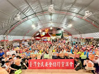 快新聞／彰化廟口開講吸500人！劉世芳拚全民防災、防詐一次到位