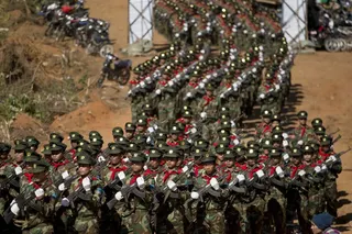 The Ta’ang National Liberation Army opposes the junta in Naypyidaw and oversees the area where the explosion took place in Namhkam township, Shan State, Myanmar. Photo: AP