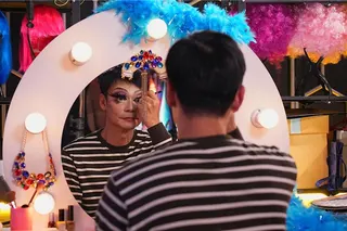 新加坡喜劇天王李國煌領軍，原班人馬回歸演出勵志片《男兒王2》。（海鵬提供）