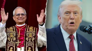 split-of-PopeLeo-Trump