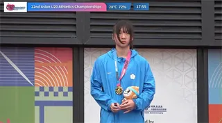 田徑(影)／「全能美少女」告別青年賽事！林沛萱勇奪亞洲U20女子七項金牌