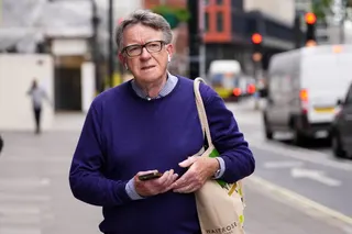 Peter Mandelson, the former UK ambassador to the United States, walks in London in May. Photo: AP