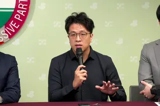 民進黨台北市長參選人沈伯洋。（圖／民進黨YT）