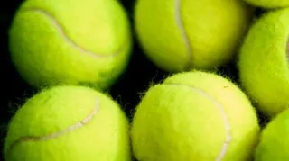 Some tennis balls