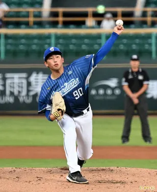 阿部雄大。(記者李惠洲攝)