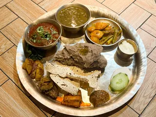 Thakali Thali set offers a look at the daily meals, providing a little of everything. — Picture by Lee Khang Yi