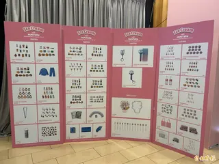 SEVENTEEN《Ice Cream with MINITEEN》主題快閃店項目表。(記者廖俐惠攝)