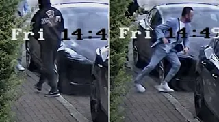 CCTV of the attack