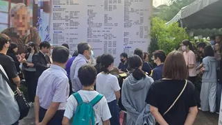 高雄資深教師今天舉行告別追思會。(記者郭韋綺／攝影)