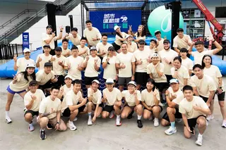 迪卡儂於6月6日在台北旗艦三重門市正式揭開「全台最大城市運動場」序幕。（圖／品牌業者提供）