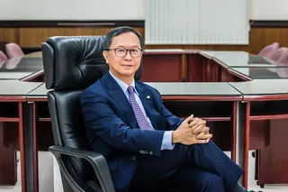 三信商銀董事長廖松岳。（三信商銀提供）