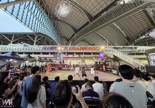 首戰場地-臺中火車站憑藉獨特場地特色與優質賽事氛圍，榮獲年度最佳場地獎殊榮。（圖/記者廖妙茜翻攝）
