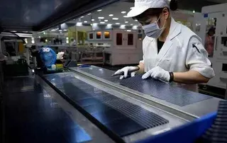 中國製造的太陽能設備也傾銷歐洲。 圖:翻攝自百度