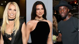 Britney Spears, Dua Lipa, Talay Riley triple-split