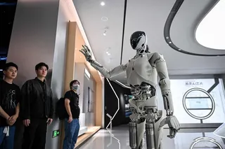 Humanoid robots have emerged as one of the most strategically important areas of competition between China and the United States. Photo: AFP